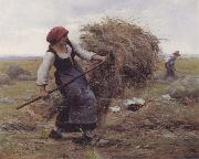 Julien  Dupre, The Hay Gatherer